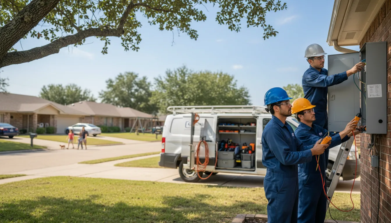 Certified electrician providing emergency electrical services in Shelby, AL